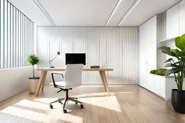 Fototapeta na wymiar modern office interior with furniture