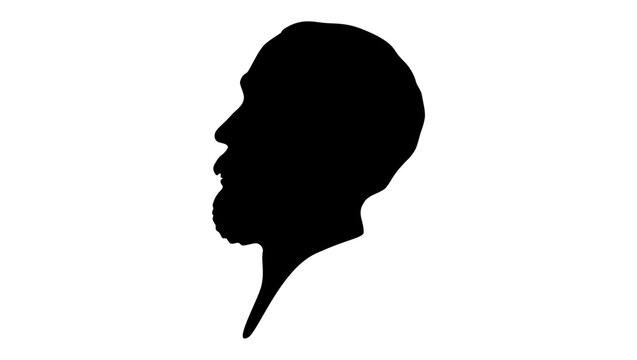 Heinrich Hertz silhouette