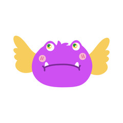 Cute Monsters Vector Illustration.  Creature cartoon character drawings. Monsters illustration. Alien clip art. Creepy critter graphic collection.