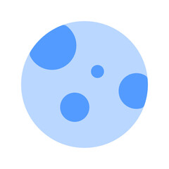 full moon duotone icon