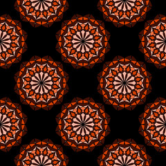 Abstract contemporary seamless pattern. Vibrant print. Modern vector texture.