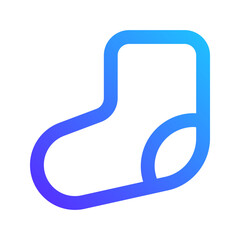 sock gradient icon