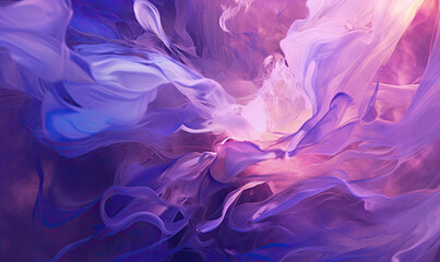 Fototapeta na wymiar Abstract wave wallpaper. Purple clouds texture. For banner, book illustration. Created with generative AI tools