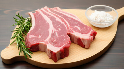 A Cut Of lamb, Bright photography , HD Background