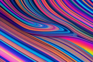 Rainbow colored marble 