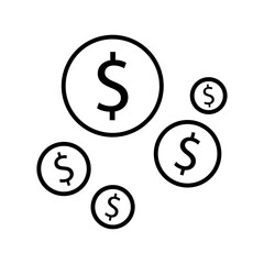 saving money and financial action tools pile of dollar bills