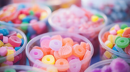Fototapeta na wymiar Cute candy unsplash, Bright photography , HD Background