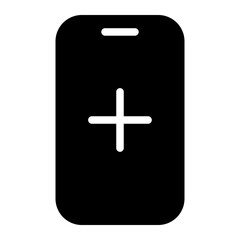 smartphone glyph icon
