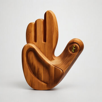 Wooden hand