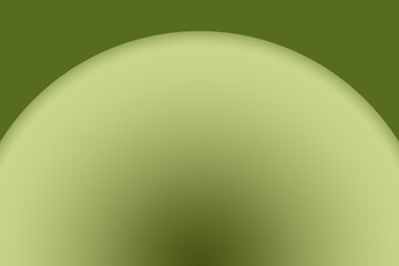 Ruhiger, grüner Designhintergrund mit Farbverlauf und Kreiselement