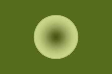 Ruhiger, grüner Designhintergrund mit Farbverlauf und Kreis