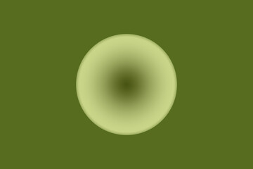 Ruhiger, grüner Designhintergrund mit Farbverlauf und Kreis