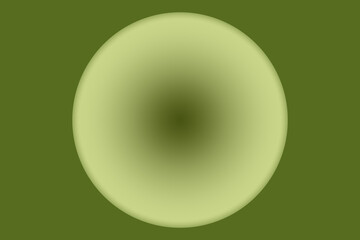 Ruhiger, grüner Designhintergrund mit Farbverlauf und Kreis