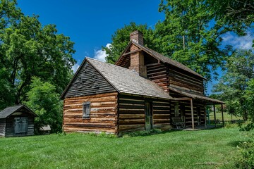 Obraz premium log cabin
