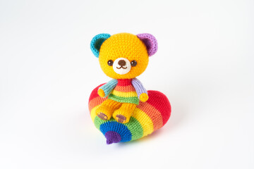 動物のあみぐるみ　LGBTQイメージ