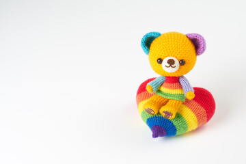 動物のあみぐるみ　LGBTQイメージ