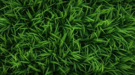 Naklejka na ściany i meble Green Grass Seamless Pattern Texture Background