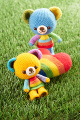 動物のあみぐるみ　LGBTQイメージ