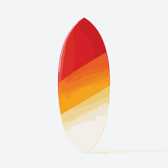 surfboard vector flat minimalistic isolated illustration