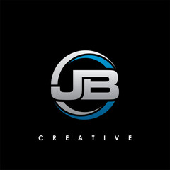 JB Letter Initial Logo Design Template Vector Illustration