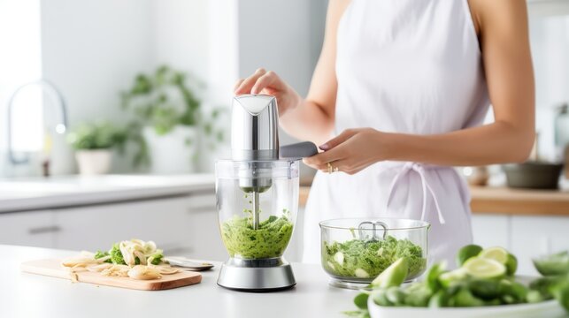 Using Hand Blender