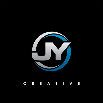 JY Letter Initial Logo Design Template Vector Illustration