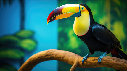 Fototapeta premium Toucan , Background, Generative Ai
