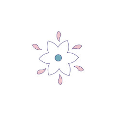 Floral vector drawing. For use in decor, postcards, flower shops, brochures and covers, prints.