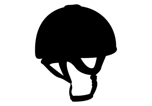 Icono de casco de jockey. H&iacute;pica. Deportes ecuestre