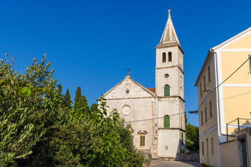 Zlarin town on Zlarin, the Adriatic Sea in Croatia