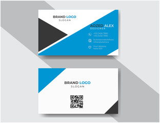 Modern business card design, creative visiting card templete, business presentation card design, Vector illustration.