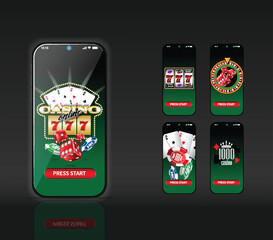 Online Casino mobile application for different types of games.