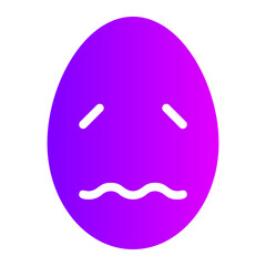 confused gradient icon