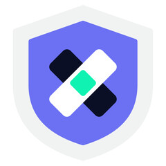 Security Patch Icon illustration