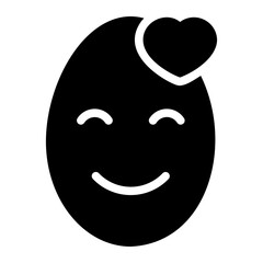 egg glyph icon