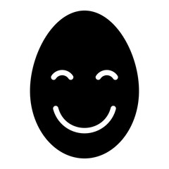 egg glyph icon