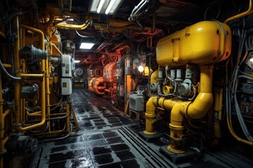deep-sea research equipment on ship deck