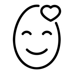 egg line icon