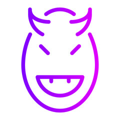 devil gradient icon