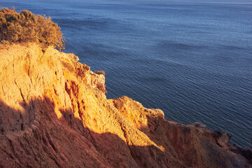 Cliffs of Algarve, Lagos, Portugal, the summer of 2023.
