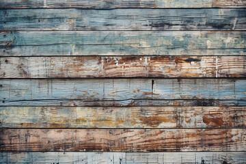 Grungy Painted Wood Texture as Background - Created with Generative AI Tools