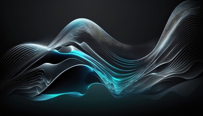 eye catching abstract fluid movement wallpaper with a smooth movement generative ai