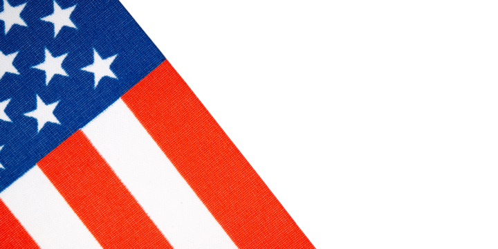 American flag background. USA flag close up, template design, png. Place for text.	