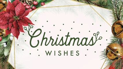  Christmas wishes - greeting card - ideal for website, invitation, presentation, email, card, postcard, book, poster, playbill, printable , banner   © roberta
