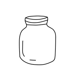 Clear Glass Jar with Lid