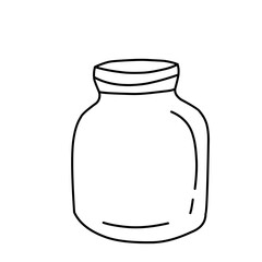 Clear Glass Jar with Lid