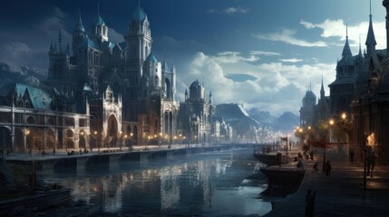 Obraz premium Fantasy RPG Game Artwork
