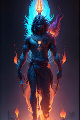 Mythological warrior