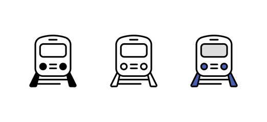 Subway icon design with white background stock illustration