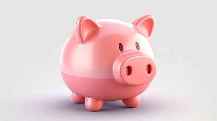 Cute piggy cartoon illustration, generated by AI